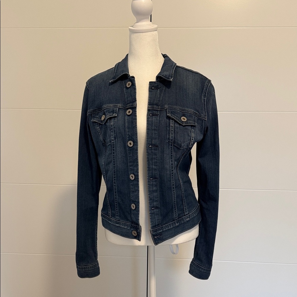 AG Adriano Goldschmied Dark Blue Jean Jacket